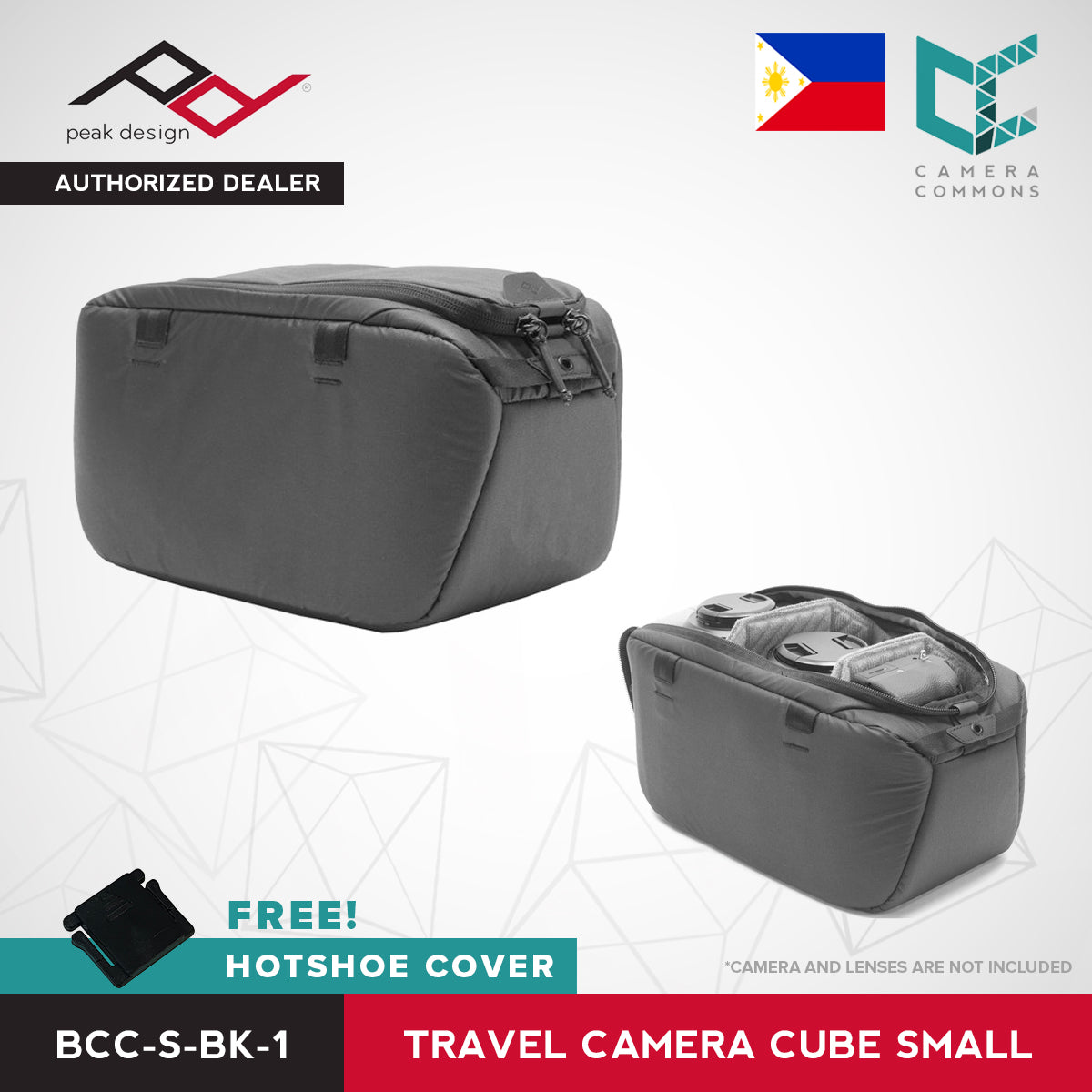 CLEARANCE Peak Design BAG Travel Camera Cube Large Zipper