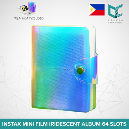 Photo Album 64 Pockets Slots Iridescent Shiny for Fujifilm Instax Mini Films