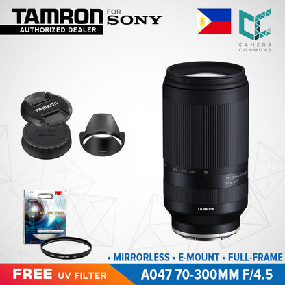 Tamron A047 70-300mm f/4.5-6.3 Di III RXD Lens for Sony E-Mount Full Frame