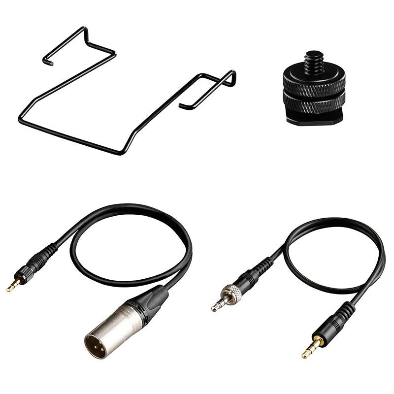 BOYA BY-WM6 UHF Professional Wireless Omnidirectional Lavalier Lapel Microphone System 48 Optional Channels for DSLR ENG EFP DV Video Camera