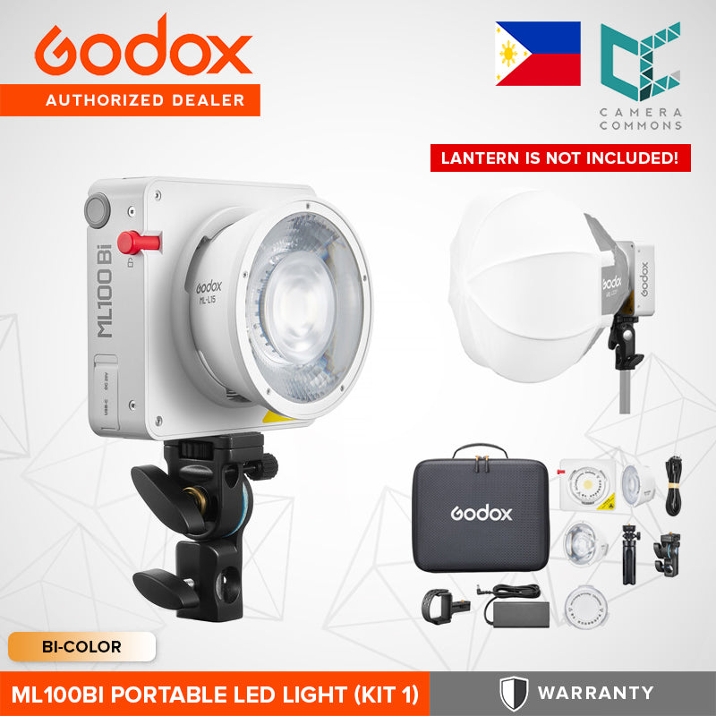 Godox ML100Bi Bi-Color Portable LED Light Power Bank Holder V-Mount Grip Kit ML100