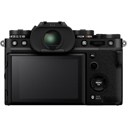 FUJIFILM X-T5 Mirrorless Camera Body 40MP APS-C 7-Stop IBIS Tilting Touchscreen LCD Black Silver