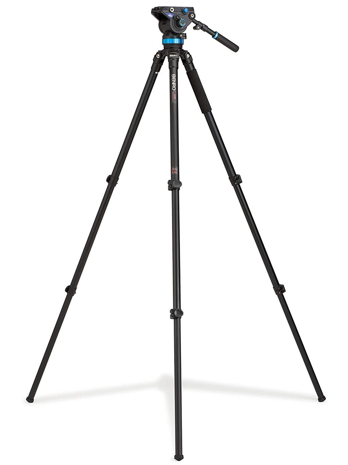 Benro A373FBS8 S8 Video Tripod with S8 Head and AL Flip Lock Legs Kit