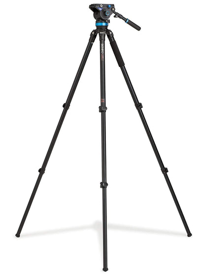 Benro A373FBS8 S8 Video Tripod with S8 Head and AL Flip Lock Legs Kit