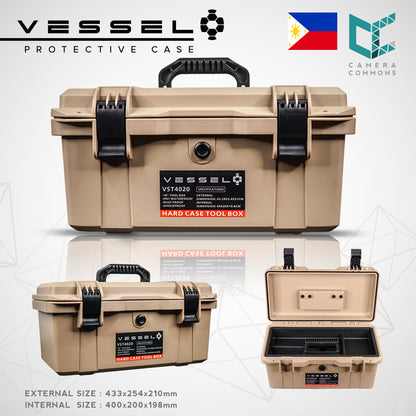 VESSEL VST3617 VST4020 VST4625 Hard Case Tool Box For Hardware Tools and Equipment