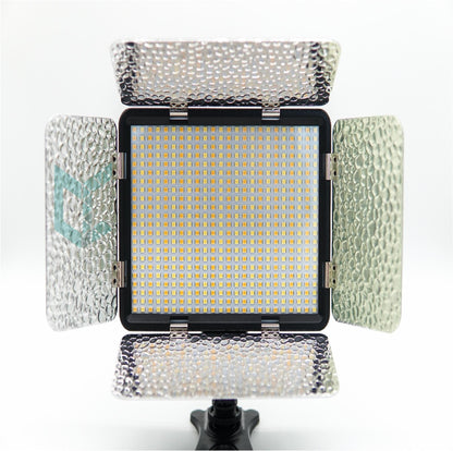 LED Video Light 528AS with Barn Doors Panel for Photography Studio Videography