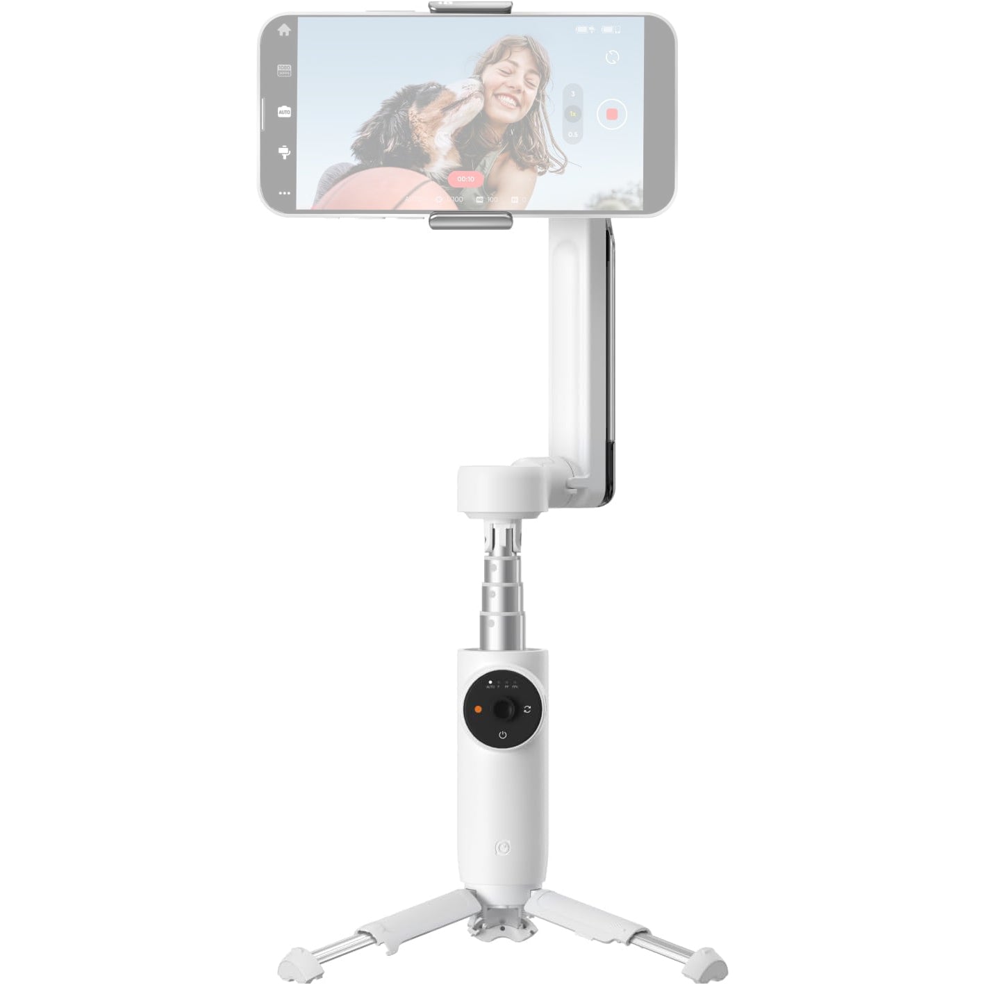 Insta360 Flow Smartphone Gimbal Stabilizer 3-Axis Stabilization Deep Track 3.0 12-hour Battery Life