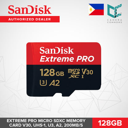 SanDisk Extreme Pro Micro SDHC SDXC Memory Card microSDHC microSDXC V30 UHS-1 U3 A1 A2 100MB/s 32GB 64GB 128GB 256GB