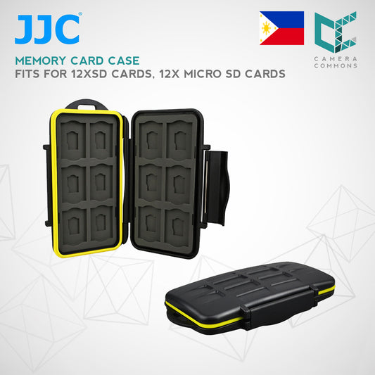 JJC Memory Card Case fits for 12XSD cards,12X Micro SD Cards (MC-SDMSD24)