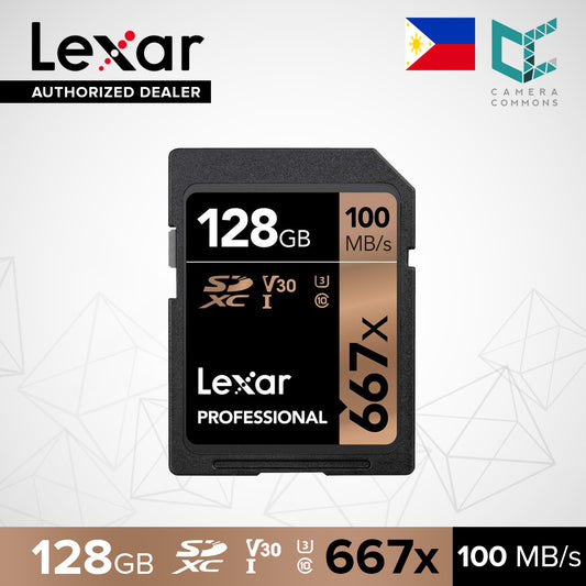 Lexar Professional High-Performance 667X SDXC UHS-I/U3 Card (128gb)