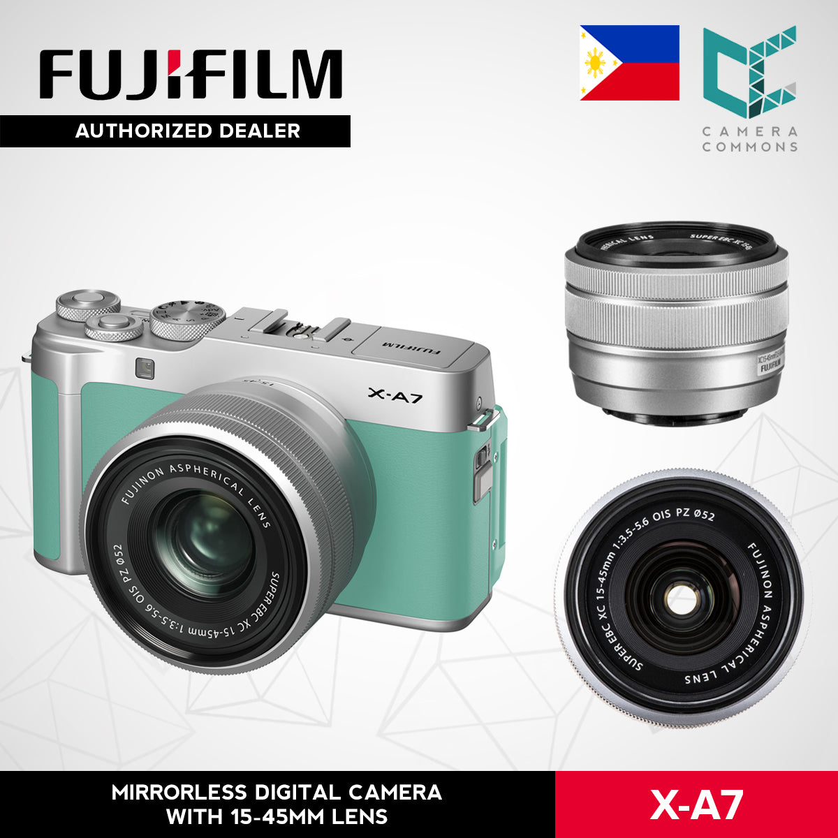 FUJIFILM X-A7 Mirrorless Digital Camera XA7