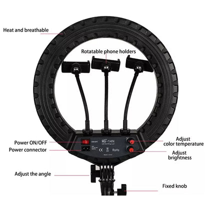 CLEARANCE Studiomate HQ-14N LED Ring Light 14"