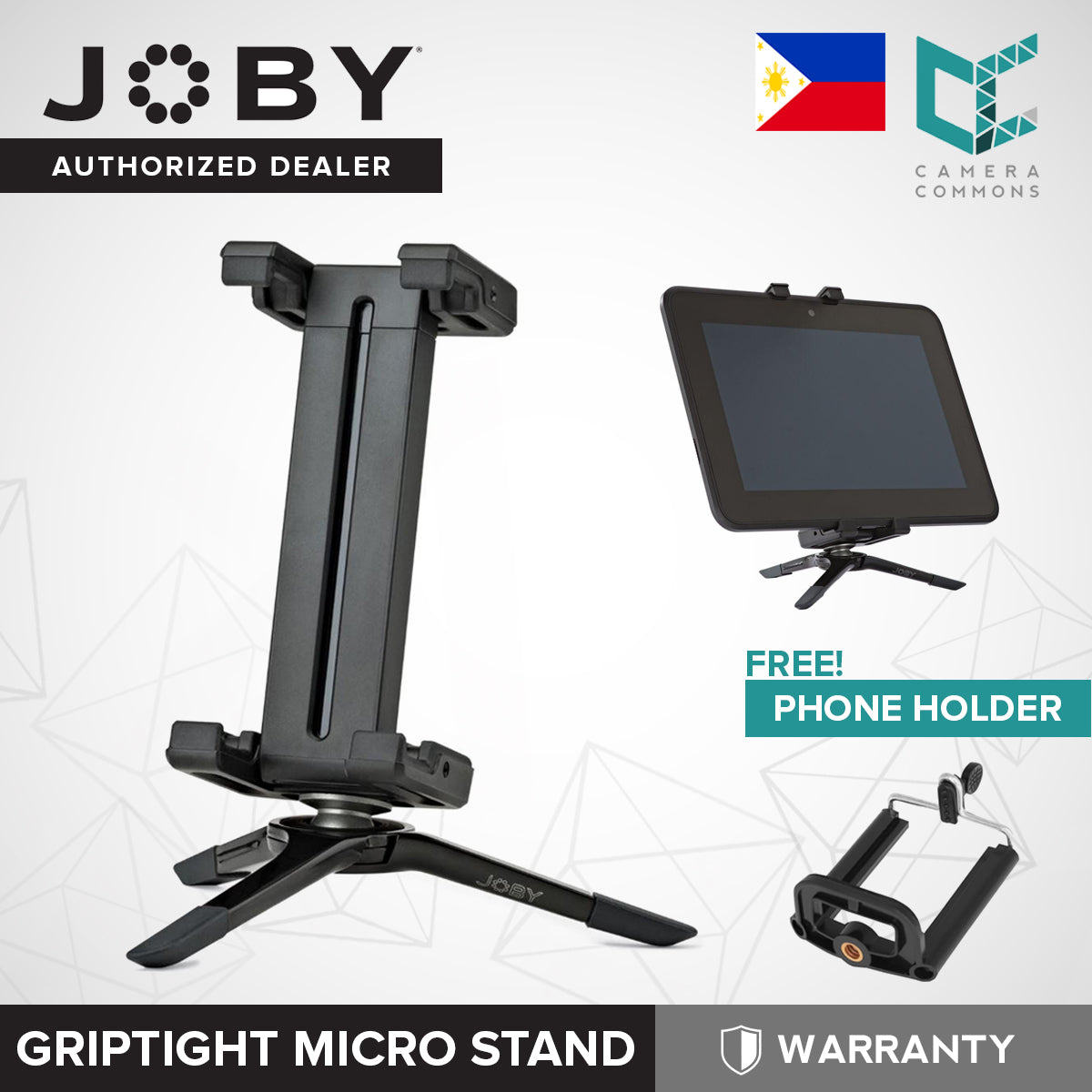 JOBY GripTight Micro Stand for Smaller Tablets (1327)