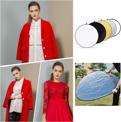 Godox RT-05 110cm 5 in 1 Reflector Round Disc for Studio Photography Videography