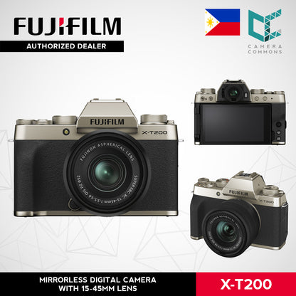 FUJIFILM X-T200 Mirrorless Digital Camera XT200