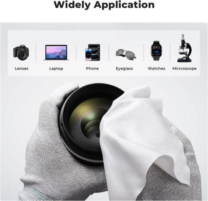 K&F Concept 15x15cm Microfiber Cleaning Cloth Kit White 20pcs Pack Clean Equipment 1615