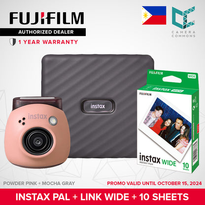 FUJIFILM Instax Pal Digital Camera Only with Detachable Ring Wide Angle Small Tiny Size Bluetooth to App