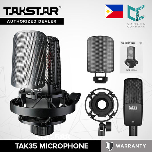 Takstar TAK35 Professional Recording Microphone Condenser Cardioid Mic G2G2