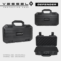 VESSEL DEFENDER VS3013 Portable Hard Case for Photography Equipment Tactical Instruments Tool Box and other devices