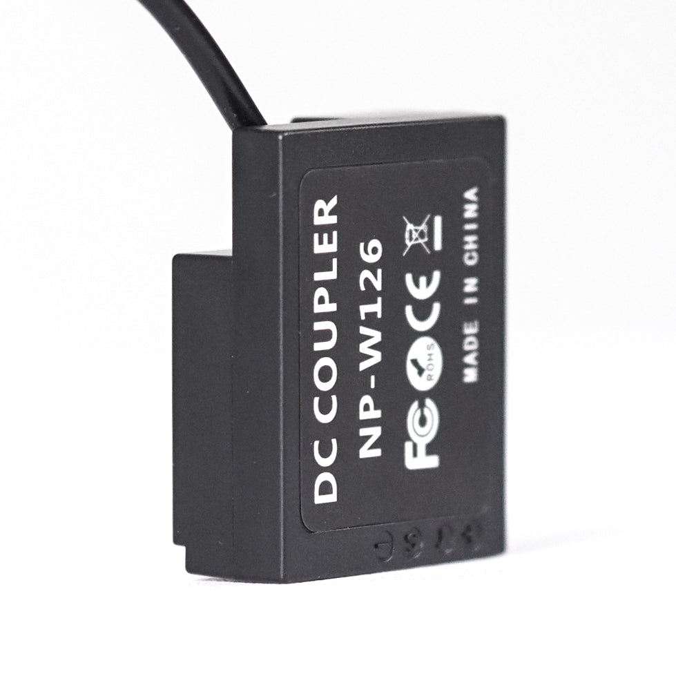 STUDIOMATE Dummy Battery NP-W126 with USB Cable and AC Adapter for Fujifilm Cameras NPW126