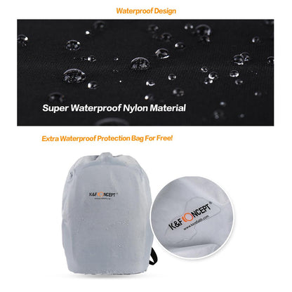 K&F Concept Nylon DSLR Camera Backpack for DSLR Mirrorless Camera Travel Photography Bag - KF13.026 CITYPAK MEDIUM