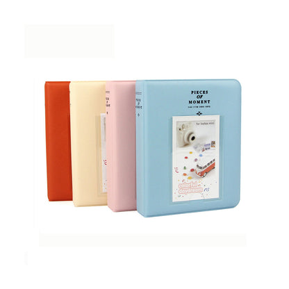 Photo Album Pieces of Moment/Memories 64 Pockets Slots Plain Color for Fujifilm Instax Mini Film
