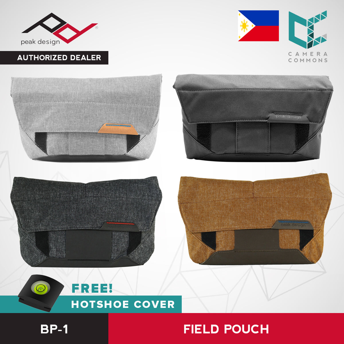 Peak Design Field Pouch Bag Ash Black Brown Charcoal