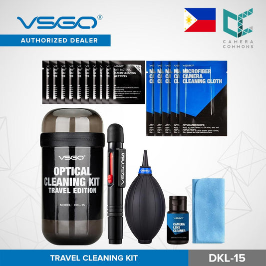VSGO DKL-15 Travel Kit for Cleaning Lenses Air Blower Gray Grey DKL-15G