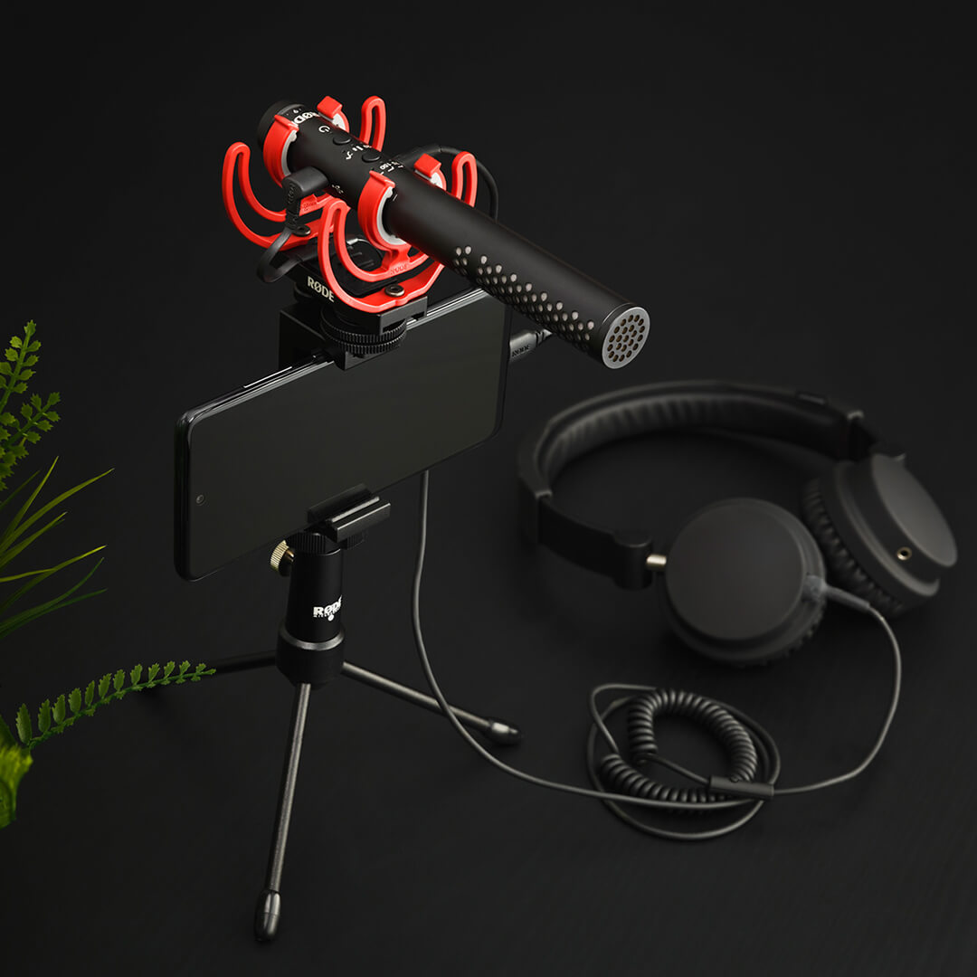 Rode VideoMic NTG On-Camera Microphone Hybrid Analog USB Camera-Mount Broadcast-Grade Sound