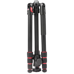 Miliboo MTT502A MTT502B Aluminum Alloy Carbon Fiber Ballhead Tripod Twist Lock