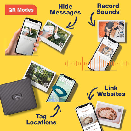 FUJIFILM Instax Link Wide Smartphone Printer  Wide Format Printer with QR Print Mode