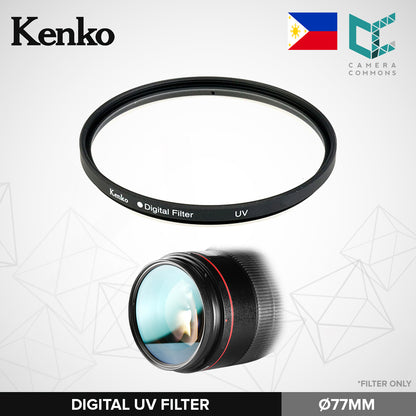 Kenko Digital UV Filter 77mm High Quality Ultra Violet for Camera Lenses