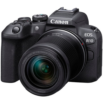 Canon EOS R10 Mirrorless Camera with 18-150mm Lens 24.2MP APS-C 4K 30fps Touchscreen