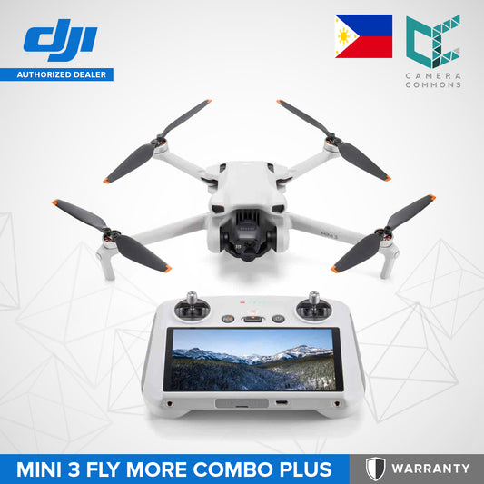 DJI Mini 3 Fly More Combo Plus Drone with Controller (DJI RC) (GL)
