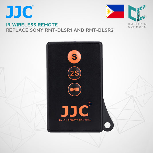 JJC IR Wireless Remote replaces SONY RMT-DSLR1/RMT-DSLR2 (RM-S1)