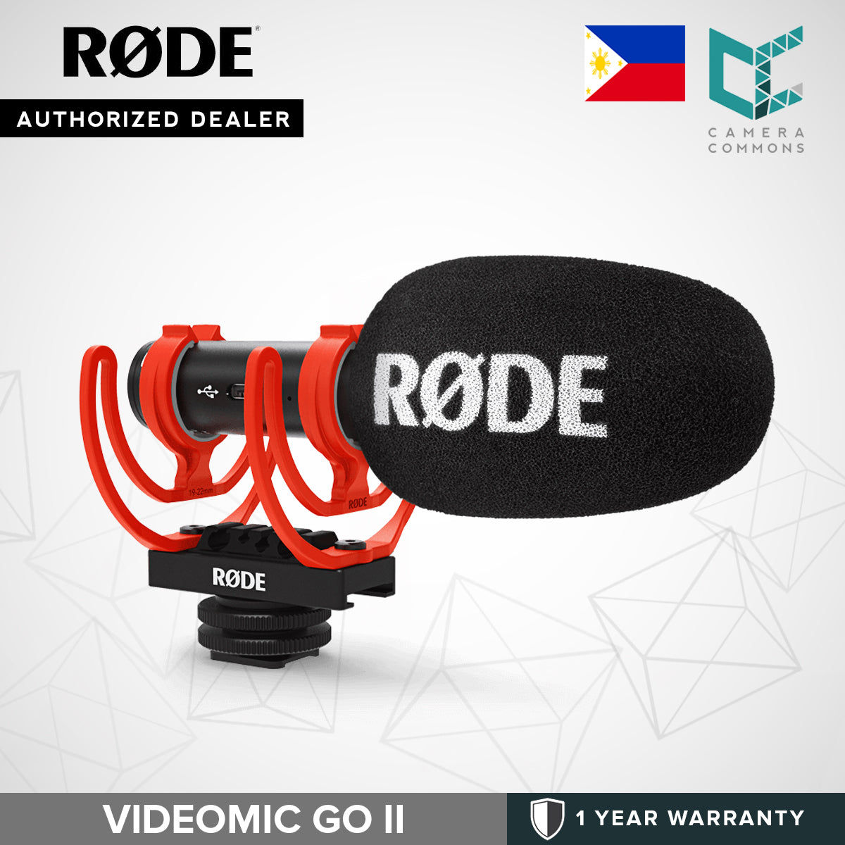Rode VideoMic GO II Ultra Lightweight and Compact Directional Microphone Audio