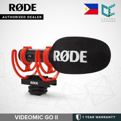 Rode VideoMic GO II Ultra Lightweight and Compact Directional Microphone Audio