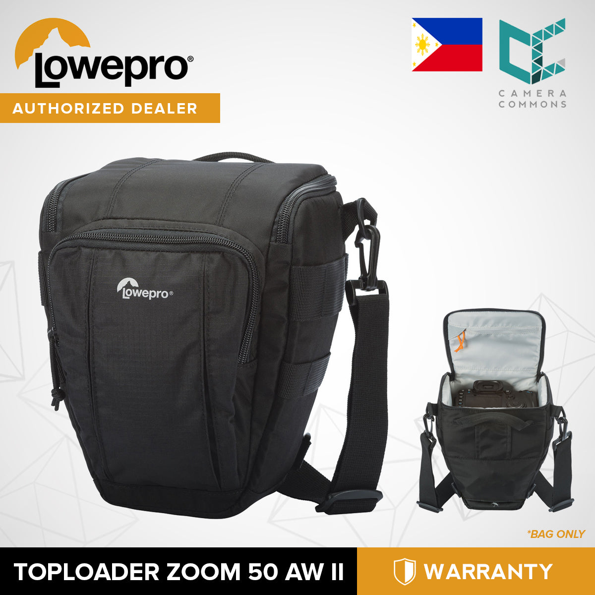 Lowepro Toploader Zoom 50 AW II Sling Bag for Camera Gears