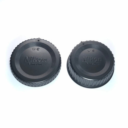 Nikon Rear Lens Cover + Front Body Cap for Nikon F Mount DSLR Replacement Cover