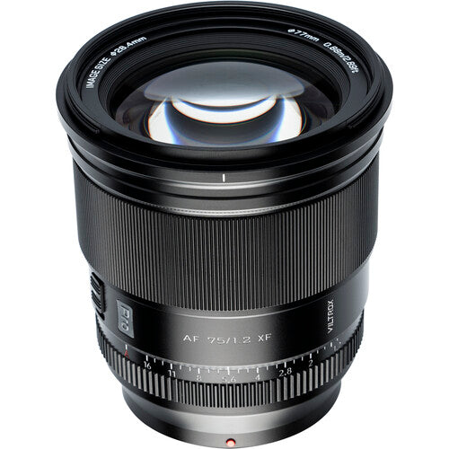 CLEARANCE Viltrox 75mm f/1.2 AF Pro Lens for Fujifilm X-Mount Mirrorless Cameras Ultra-Wide APSC