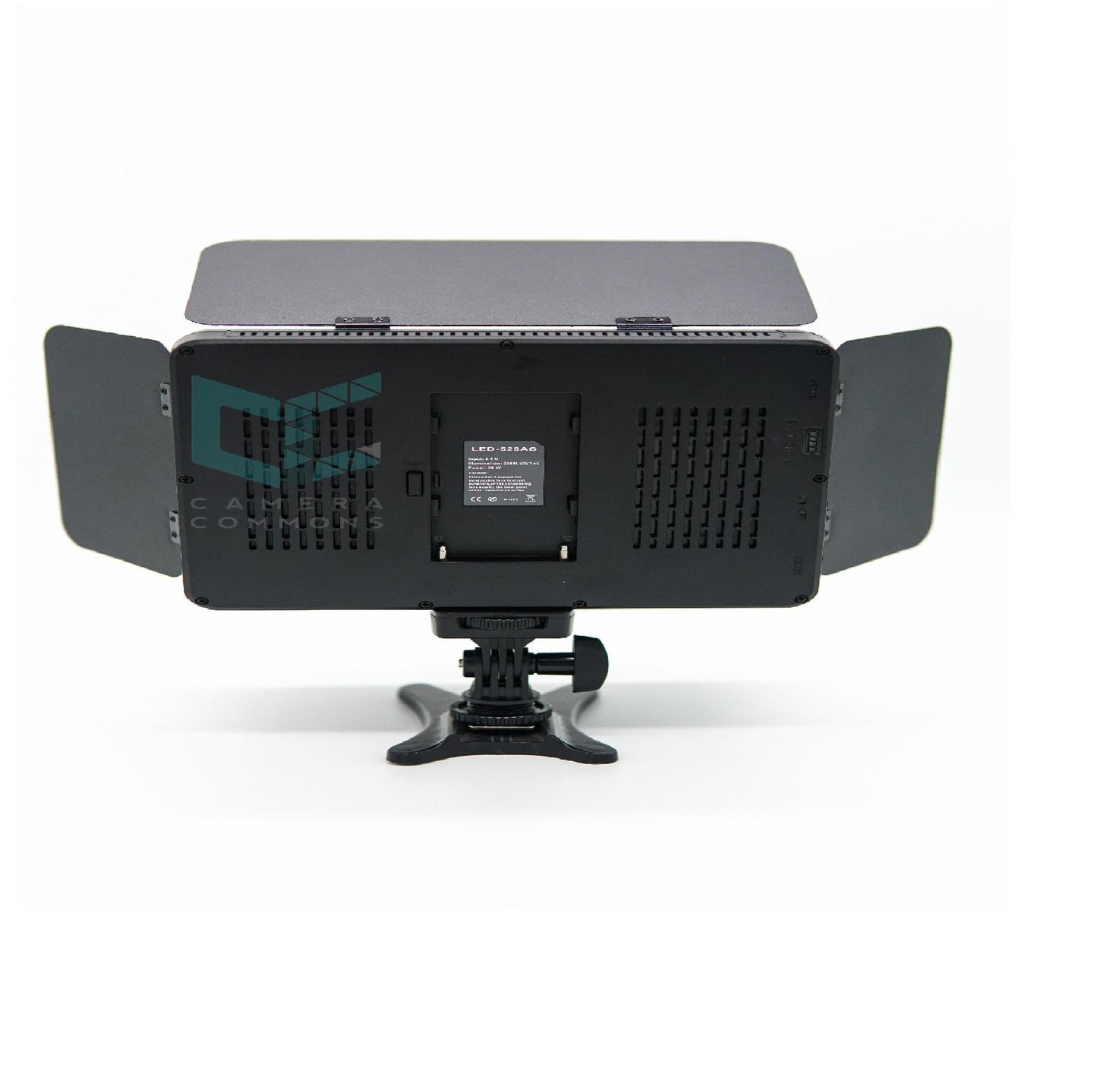 LED Video Light 528AS with Barn Doors Panel for Photography Studio Videography