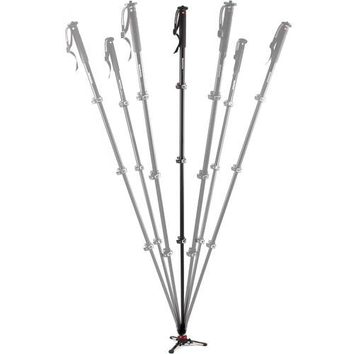 Manfrotto MVMXPRO500 XPRO Monopod + Four-Section Alu with Fluid Video Head