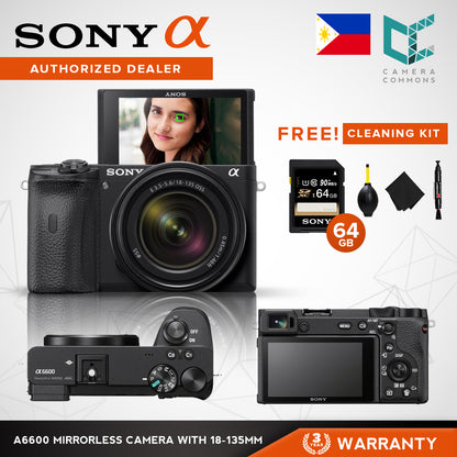 Sony ILCE-6600M Alpha a6600 Mirrorless Digital Camera with 18-135mm Lens 18135mm
