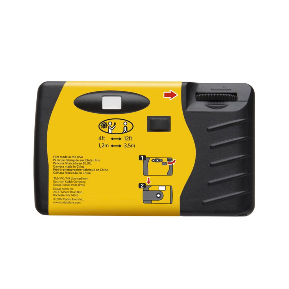 Kodak Daylight Disposable Analog SUC Camera 35mm Film Format 39 Exposures 800 ISO Compact