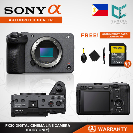 Sony FX30 Digital Cinema Line Camera Body Only ILME-FX30B