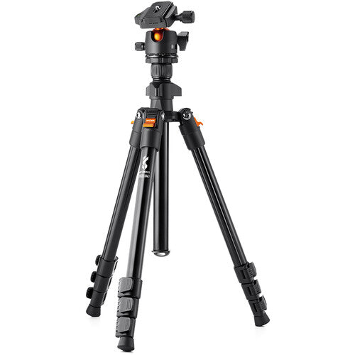 K&F Concept BI234M Tripod with Ball Head Lightweight Magnesium Travel Vlog KF09.101