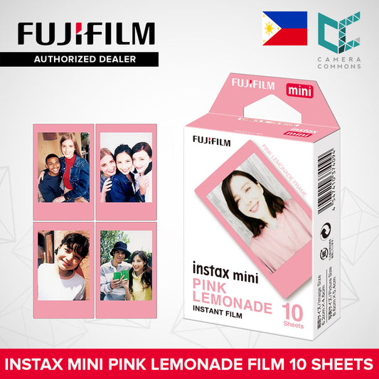 FUJIFILM Instax Mini Pink Lemonade Instant Film 10 Sheets