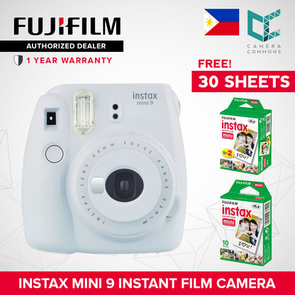 FUJIFILM Instax Mini 9 Instant Camera Package with Free 30 Film Sheets Camera Commons PH