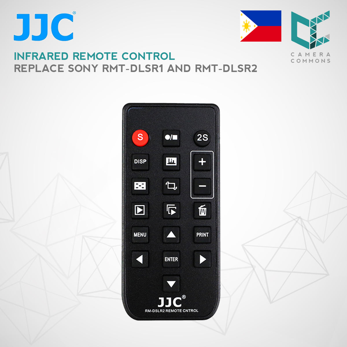 JJC Infrared Remote Control Replaces Sony RMT-DSLR1 and RMT-DSLR2 (RM-DSLR2)