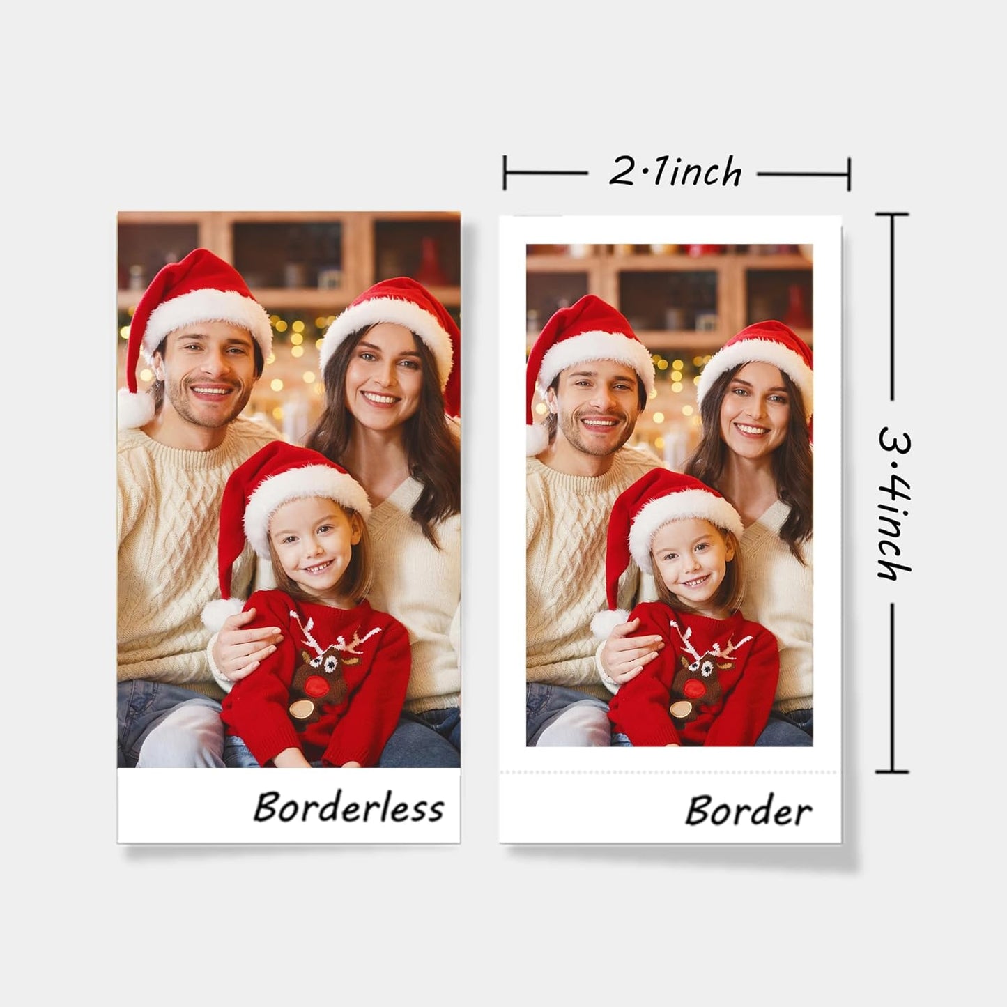 Kodak Mini 2 Retro 2.1"x3.4" Bluetooth Photo Printer Set 4PASS Borderless Print P210R